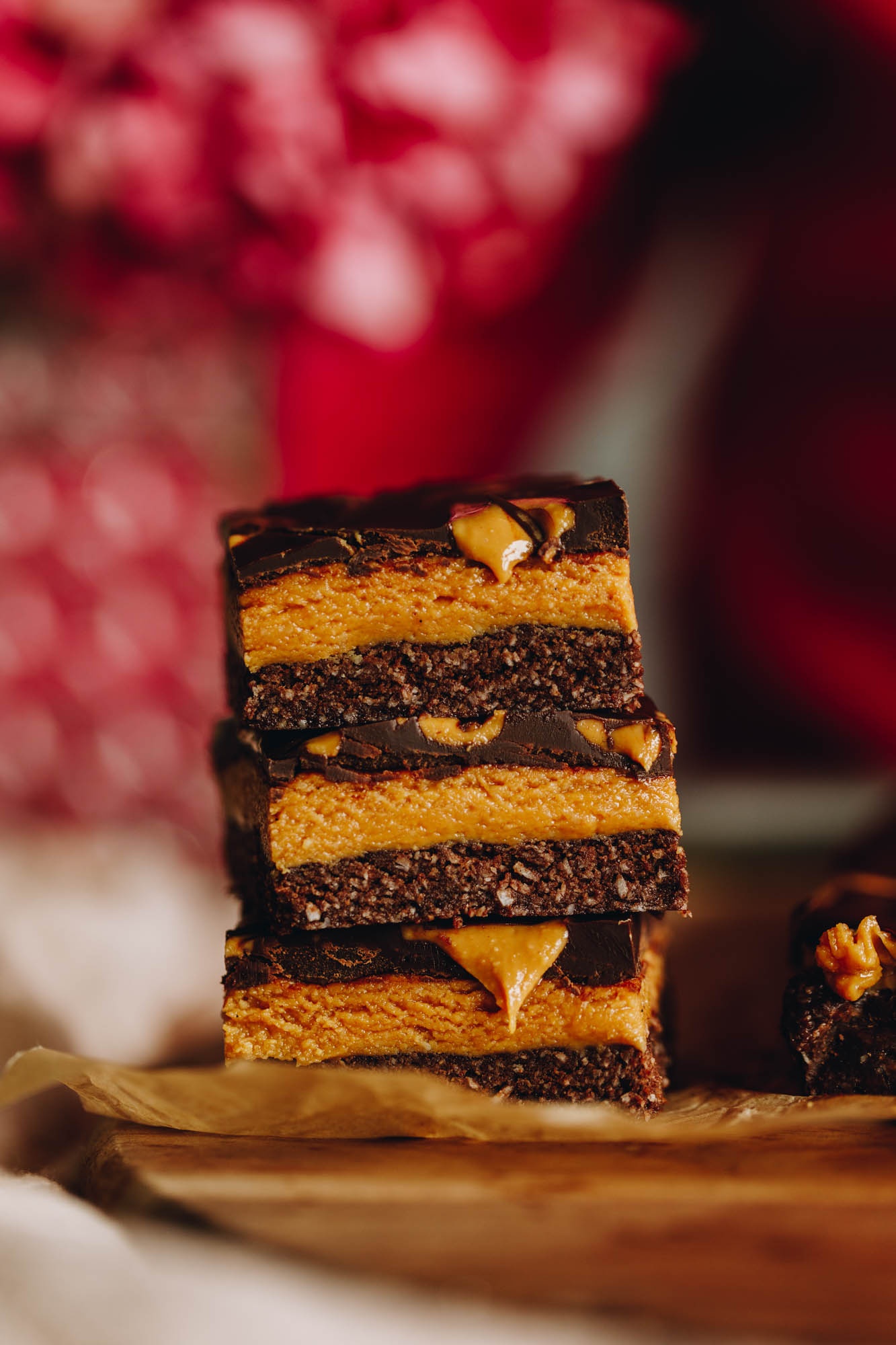 No-bake Peanut Butter Slice, GF and DF