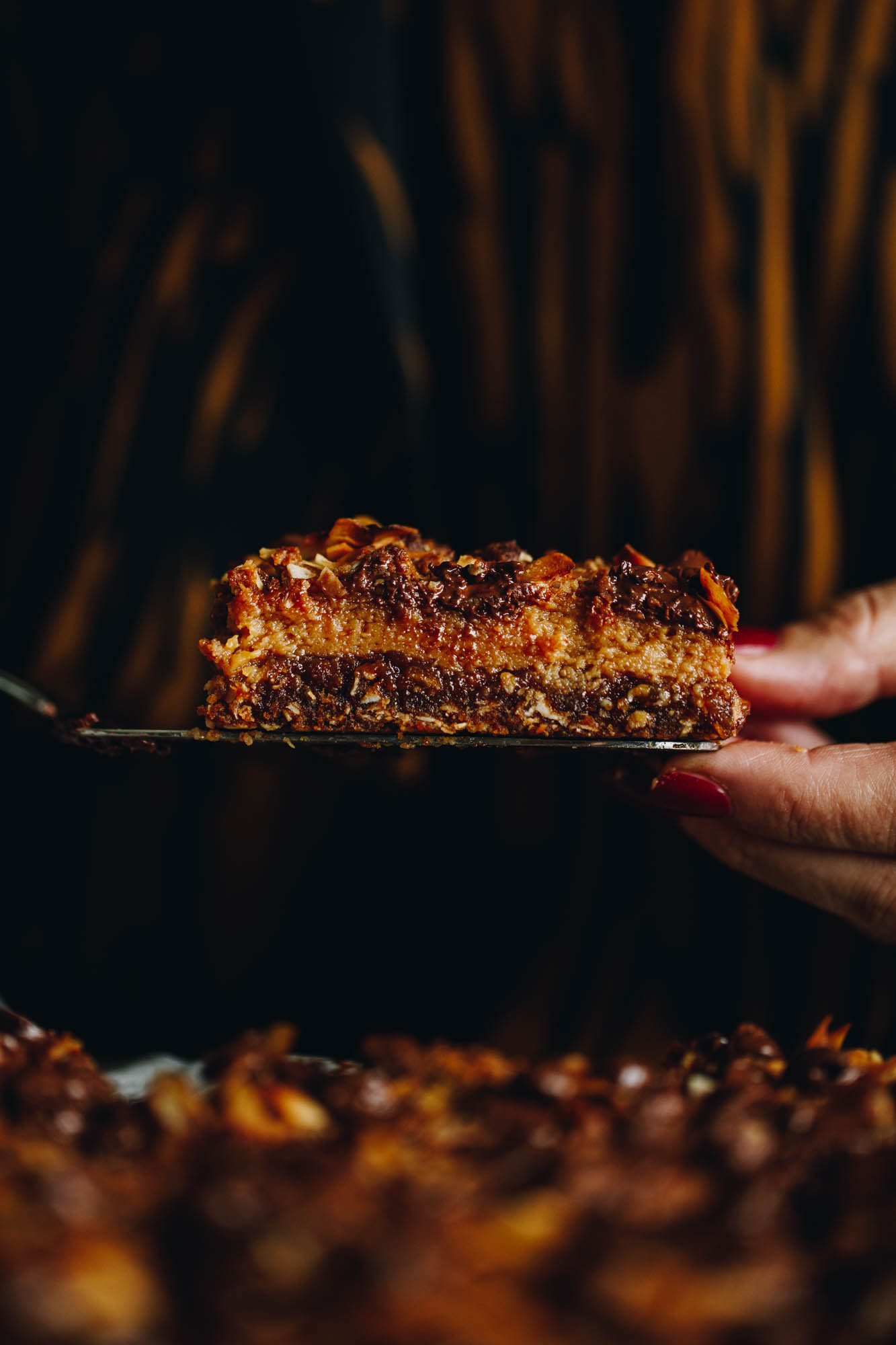 The Best Oaty Caramel Slice Ever!